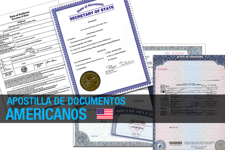 apostilla de documentos americanos